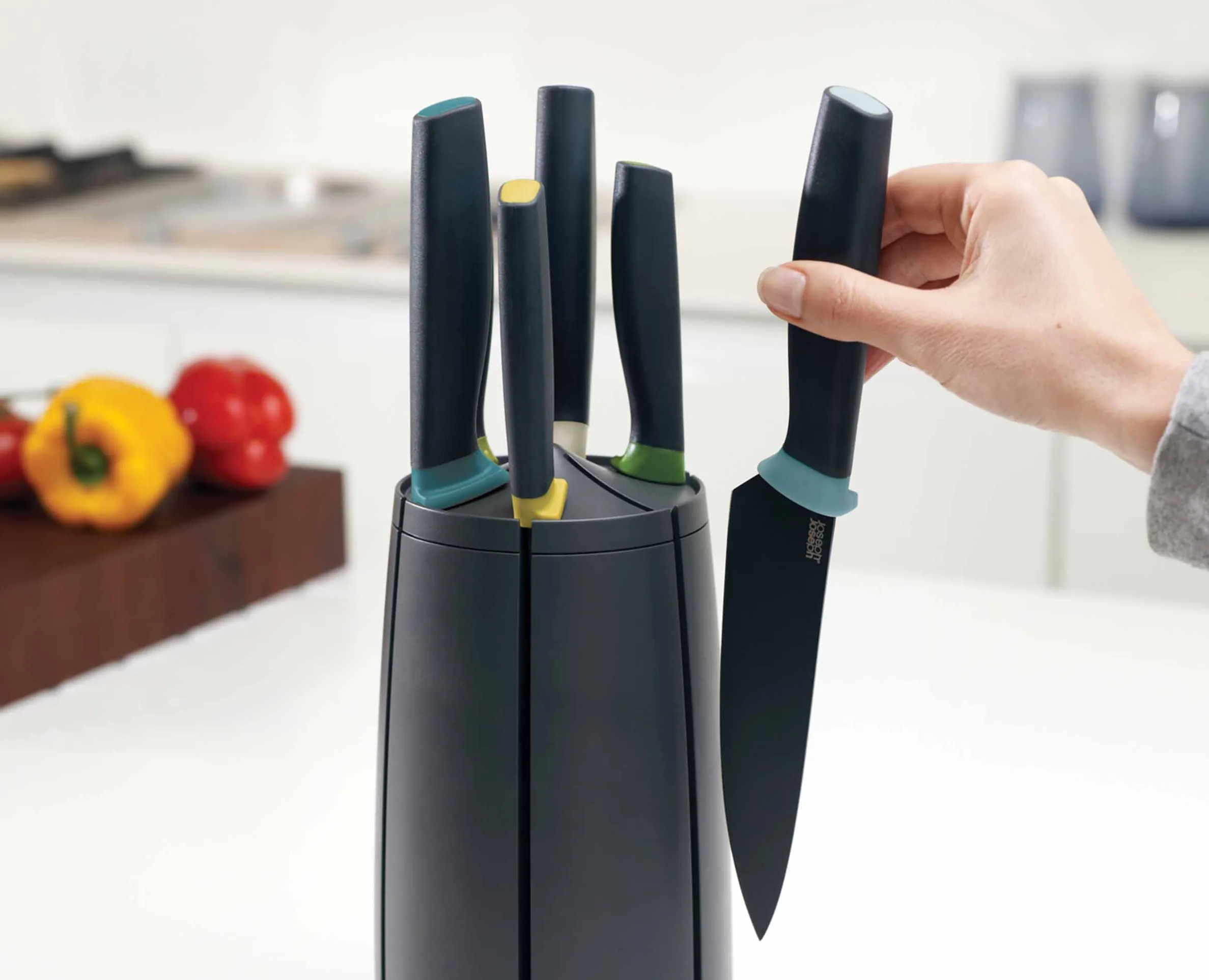 Carrousel de 6 Couteaux de Cuisine Opale Elevate™