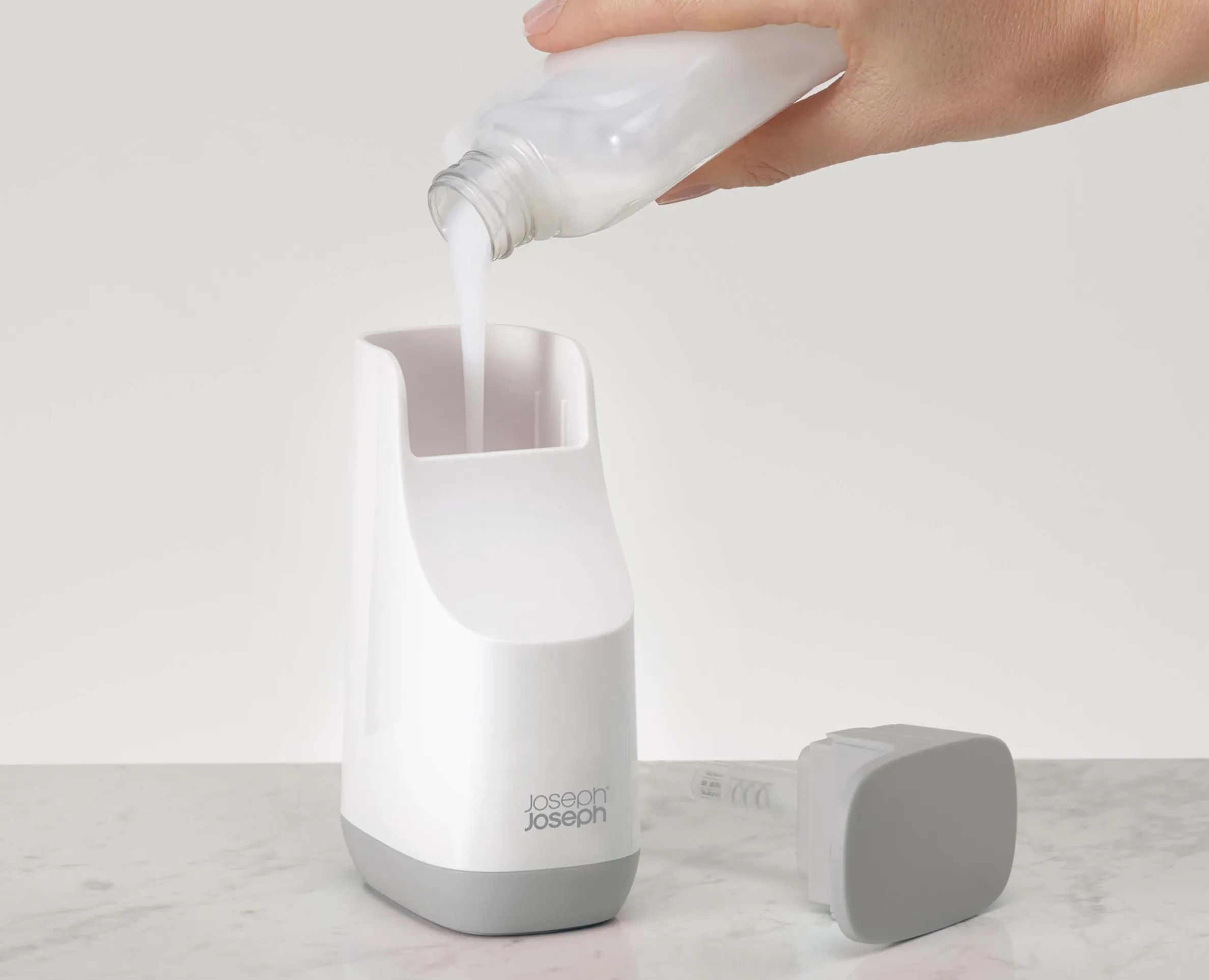 Distributeur de Savon Liquide Gris Slim™