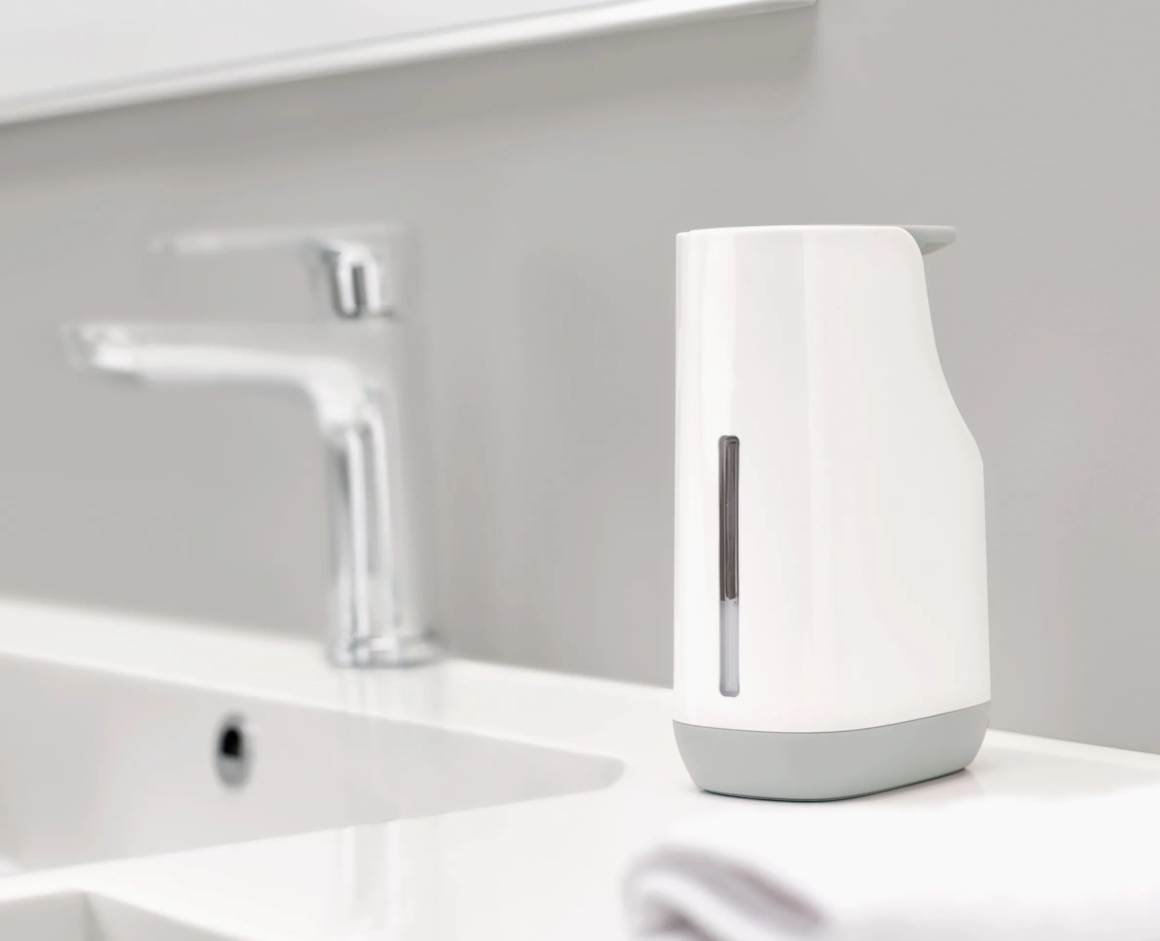 Distributeur de Savon Liquide Gris Slim™