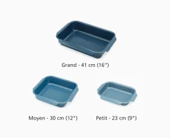 Ensemble de 3 plats à rôtir bleus Nest™ Oven