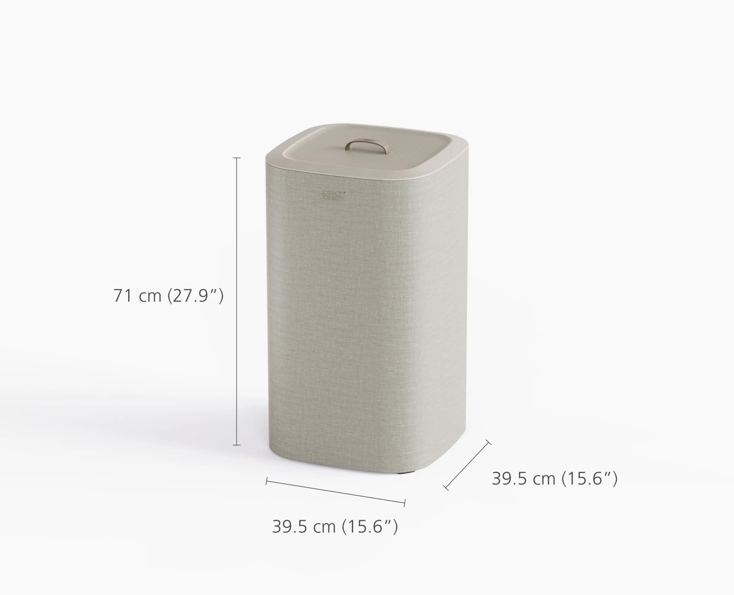 Panier à Linge Simple en Écru 60L Tota One