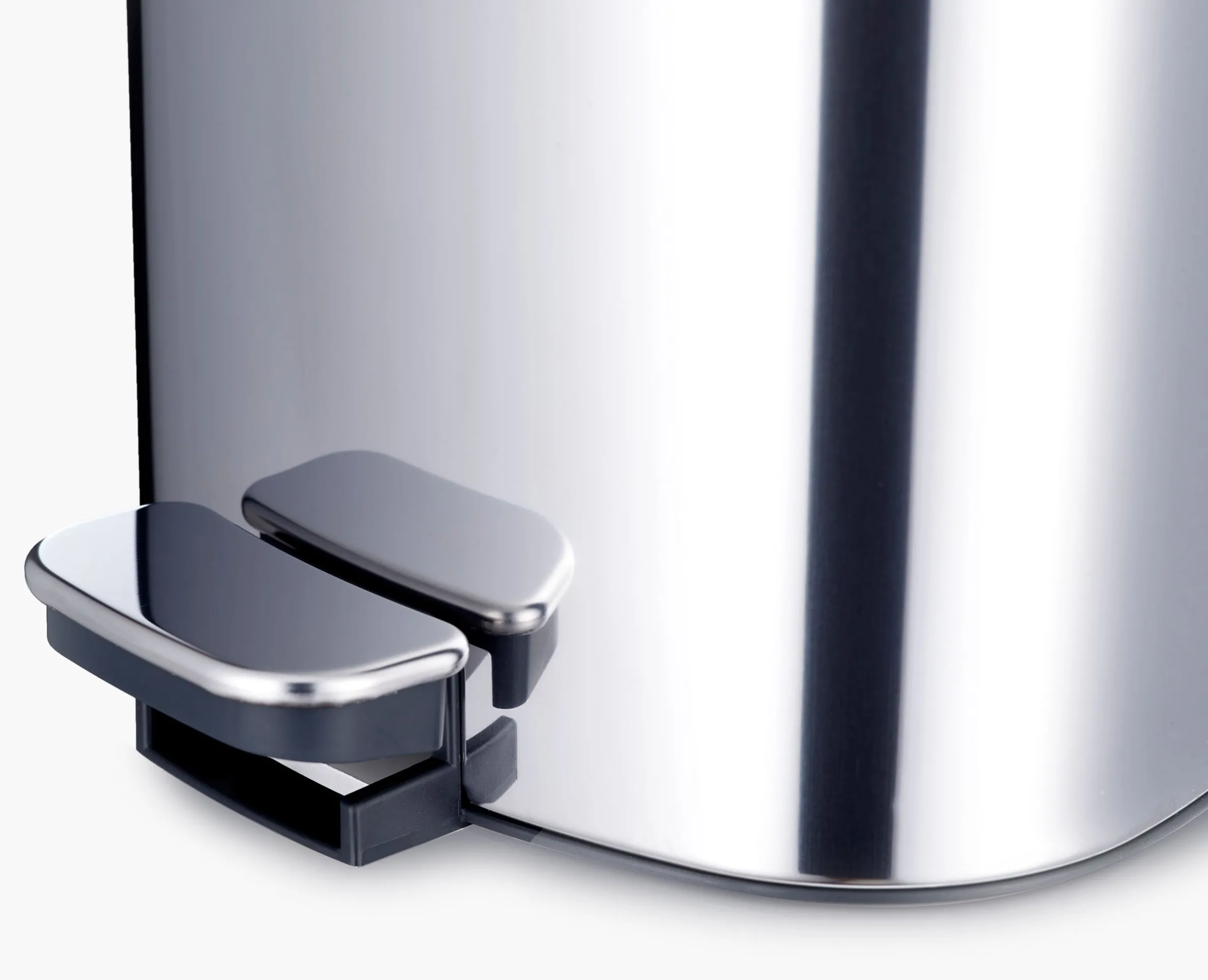Poubelle Salle de Bain Inox à Pédale 5L EasyStore™ Luxe
