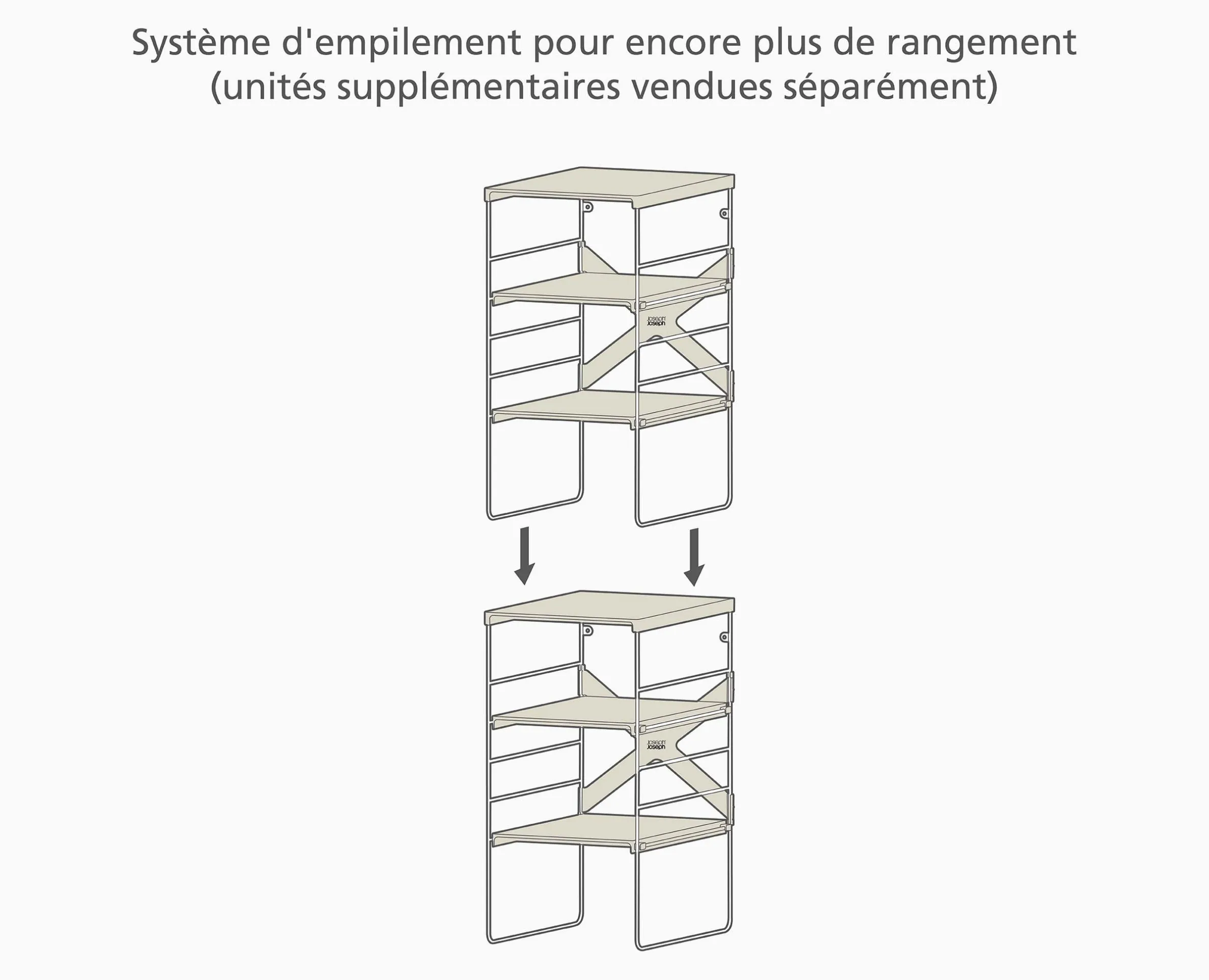 Range-chaussures Réglable Écru Level™