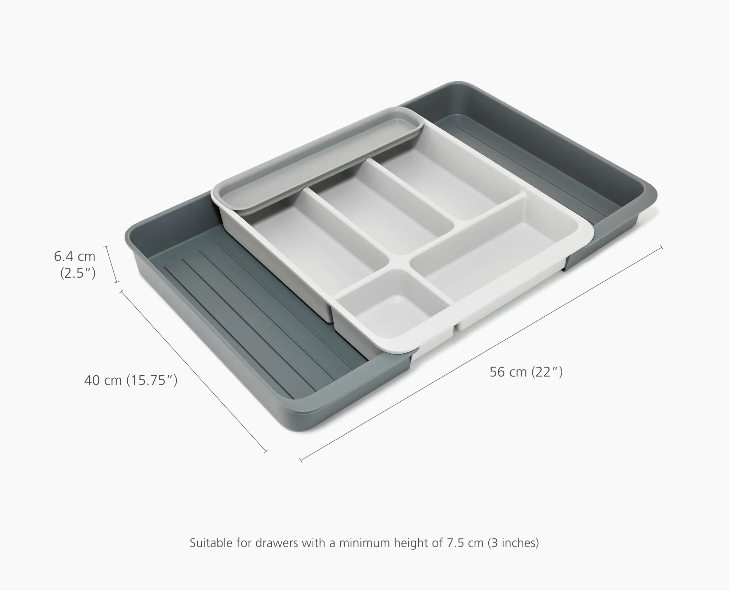 Range-Couverts Extensible Recyclé Drawerstore™