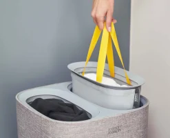 Set de 2 paniers à linge avec Tota 60L et Hold-All 35L Gris